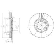 Тормозной диск DELPHI BG3132