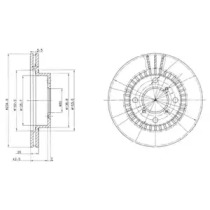 Тормозной диск DELPHI BG3160