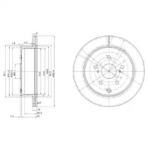 Тормозной диск DELPHI BG3166