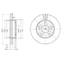 Тормозной диск DELPHI BG3172