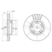 Тормозной диск DELPHI BG3174