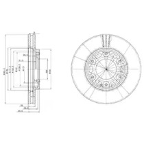 Тормозной диск DELPHI BG3193