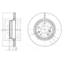 Тормозной диск DELPHI BG3213