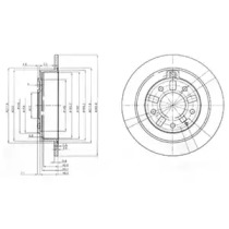 Тормозной диск DELPHI BG3231