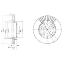 Тормозной диск DELPHI BG3232