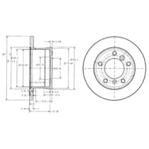 Тормозной диск DELPHI BG3237