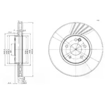 Тормозной диск DELPHI BG3238