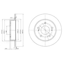 Тормозной диск DELPHI BG3248