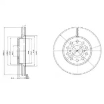 Тормозной диск DELPHI BG3269