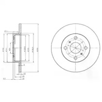 Тормозной диск DELPHI BG3270