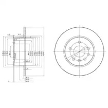 Тормозной диск DELPHI BG3274C