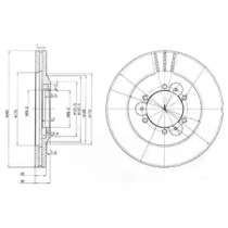 Тормозной диск DELPHI BG3378