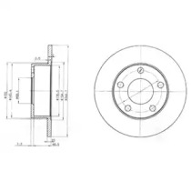 Тормозной диск DELPHI BG3382