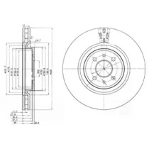 Тормозной диск DELPHI BG3387