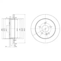 Тормозной диск DELPHI BG3398