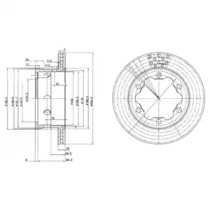 Тормозной диск DELPHI BG3399