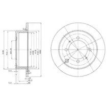 Тормозной диск DELPHI BG3400