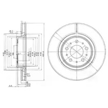 Тормозной диск DELPHI BG3418