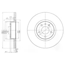 Тормозной диск DELPHI BG3420