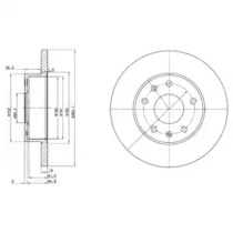 Тормозной диск DELPHI BG3426