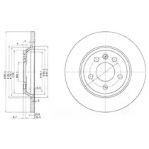 Тормозной диск DELPHI BG3518