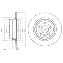 Тормозной диск DELPHI BG3550