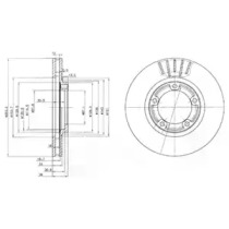 Тормозной диск DELPHI BG3590