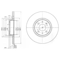 Тормозной диск DELPHI BG3600