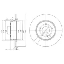 Тормозной диск DELPHI BG3602