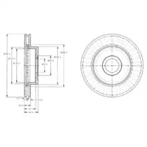 Тормозной диск DELPHI BG3659