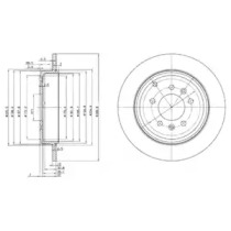 Тормозной диск DELPHI BG3684