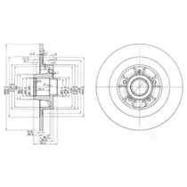 Тормозной диск DELPHI BG3686