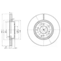 Тормозной диск DELPHI BG3720