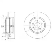 Тормозной диск DELPHI BG3728