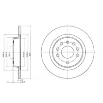 Тормозной диск DELPHI BG3731