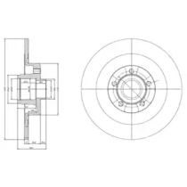 Тормозной диск DELPHI BG3732