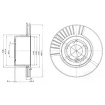 Тормозной диск DELPHI BG3737