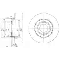 Тормозной диск DELPHI BG3738