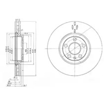 Тормозной диск DELPHI BG3740