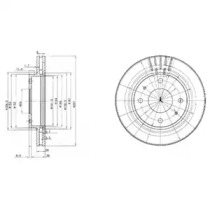 Тормозной диск DELPHI BG3750