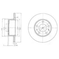 Тормозной диск DELPHI BG3753