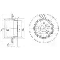 Тормозной диск DELPHI BG3758