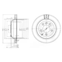 Тормозной диск DELPHI BG3775