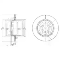 Тормозной диск DELPHI BG3787