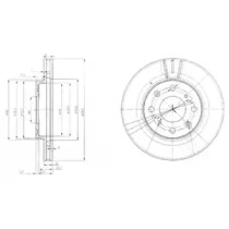 Тормозной диск DELPHI BG3794