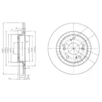 Тормозной диск DELPHI BG3795