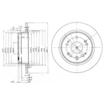 Тормозной диск DELPHI BG3797