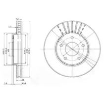 Тормозной диск DELPHI BG3816