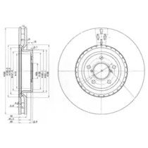 Тормозной диск DELPHI BG3818