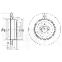 Тормозной диск DELPHI BG3819